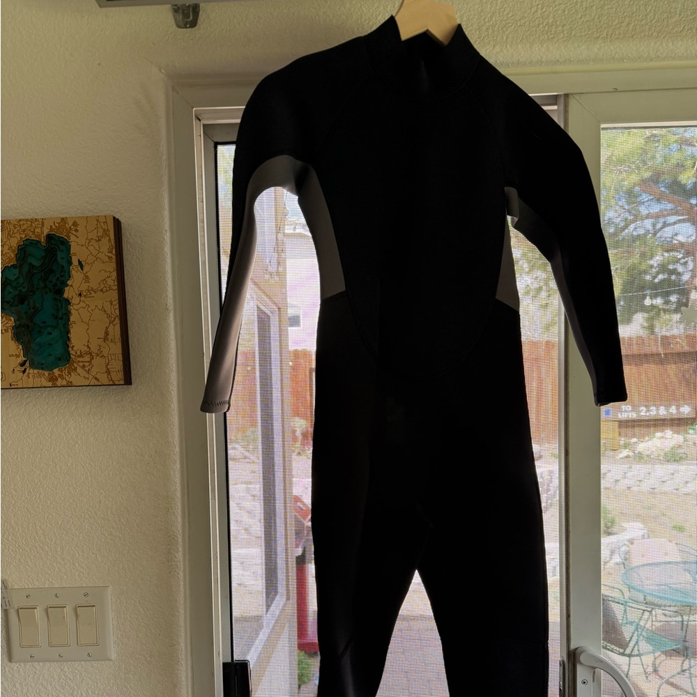 Kids Black One Piece Wetsuit